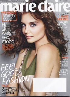 Marie Claire Magazine Katie Holmes Beauty Boots Jeans