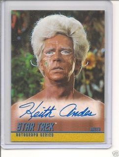Star Trek OS 2 A42 Keith Andes Auto Card