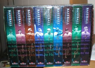 Baseball A Film by Ken Burns 9 Inning Boxed Set VHS