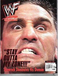 Ken Shamrock WWE WWF Magazine September 1998 Droz Kane