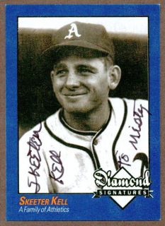 Skeeter Kell Vintage MLB Player Signed Sports Card