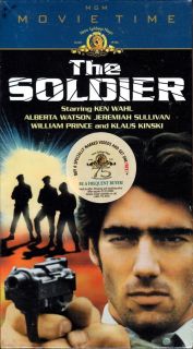 THE SOLDIER VHS RARE MINT KEN WAHL KLAUS KINSKI ALBERTA WATSON 1982