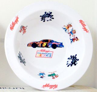 Nascar Kelloggs Cereal Bowls Terry Lebonte Number #5 Racing Premiums