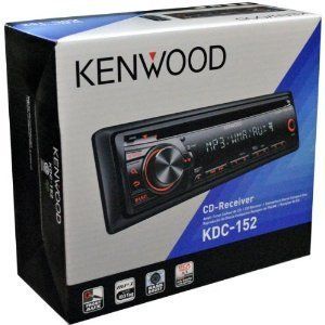 Kenwood KDC 152 in Dash Car Stereo CD Player Am FM Radio Receiver with