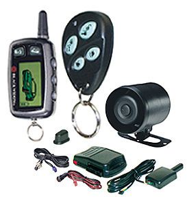 Black Widow Car Alarm System Keyless Entry 2 Way x5 Pager Cheaper Then