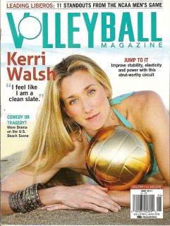 Volleyball Magazine Kerri Walsh Jump Circuit Workout June 2011 New