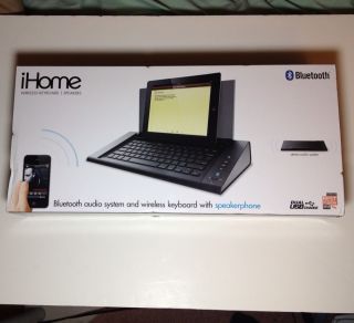 iHome Wireless Keyboard Speakers for Tablets IDM5