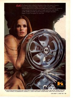 1973 Keystone Rouge Wheel Nice Sexy Ad