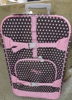 Pottery Barn Kids Mackenzie Large Rolling Luggage Suitcase NGS