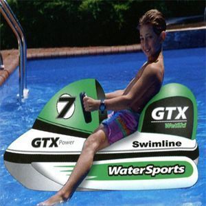 Jet Ski Wet Ski Inflatable Kids Swimming Pool Water Sport Rider