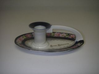 Antique Porcelain Chamberstick Candle Killarney 8276