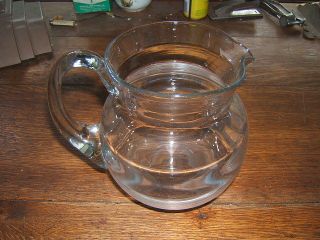 Antique Hand Blown Pitcher with Polished Pontil