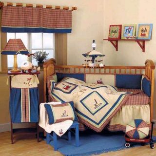 Kimberly Grant Infant Boy Designer 5P Fly Run Crib Set