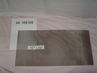 12x24 Pollen Kief KIF 60 Mesh Stainless Steel Screen