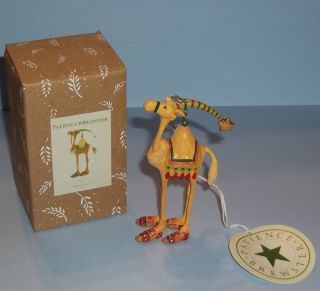 Christmas Krinkles Harold The Camel Mini Ornament Patience Brewster