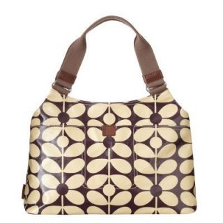 Orla Kiely Laminated Sixties Stem Print Classic Shoulder Bag New with