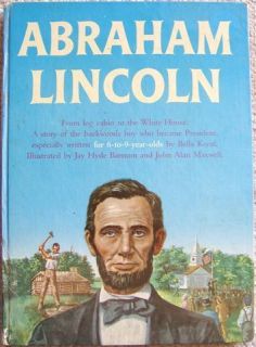 Vintage Abraham Lincoln Book Copyright 1952 Random House U s A