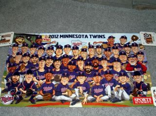 Minnesota Twins 2012 Team Poster SGA Kids Only