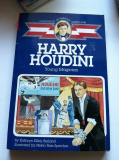 Houdini Childhood of Famous Americans by Kathryn Kilby Borland