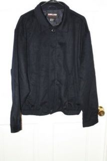 Kirkland Signature Mens Black Wool Cashmere Jacket Large