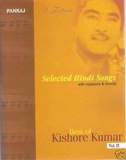 Selected Hindi Songs with Notations with Kishore Kumar
