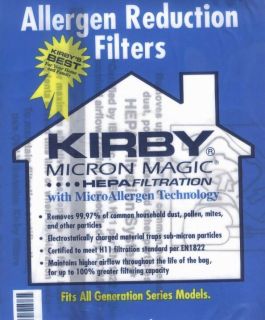 Sentria HEPA Micron Magic UG Kirby Vacuum Bags SEALED Product