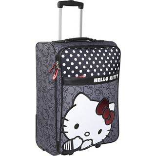 Loungefly Hello Kitty Black White Rolling Luggage