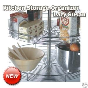 Kitchen Cabinet Storage Organizer 30 Lazy Susan 2 Tier