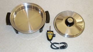 Kitchen Craft Oil Core 11 5 Electric Skillet Fry Pan