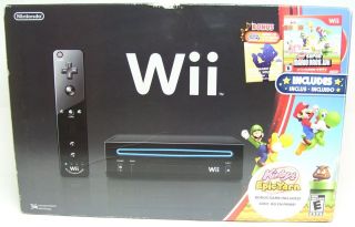 Wii Black Holiday Bundle Super Mario Bros Music CD Kirbys Epic Yarn