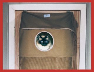 Kittywalk® Cozy Climber Taupe Indoor Cat Enclosure