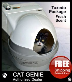 Cat Genie 120 Self Cleaning Washing Kitty Cat Litter Box Deluxe Sale