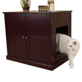 Litter Box Cat Cabinet With Drawer Home Hidaway Storage Pet Supplies