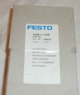 Festo Manifold Strip Vabm L1 10HW G18 14