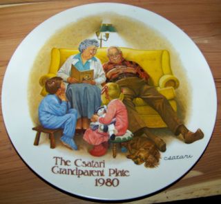 Knowles Csatari Grandparent Plate 1980