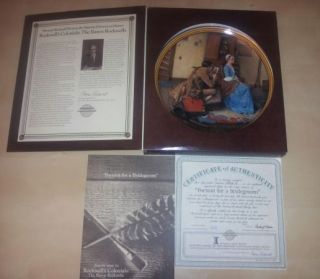  Colonials The Rarest Rockwells Knowles Collector plates set of 8