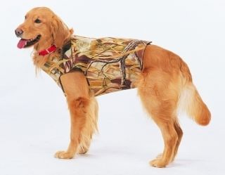 New Kobuk 5mm Neoprene Hunting Dog Vest Advantage Wetlands Camo Size