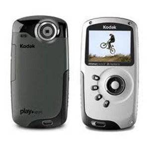 Kodak ZX3 PlaySport Camcorder Video 128MB Camera Waterproof 1080p Blue