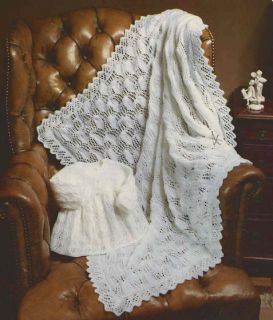 100 Vintage Baby Patterns Shawls Blankets Crochet Knitting