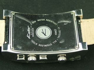Kolber Geneve Quartz Chronograph Gents Watch Twin Dial Mint