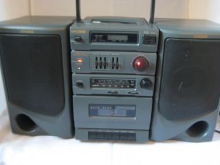 Koss Am FM CD Player Cassette Player Recorder Portable Stereo