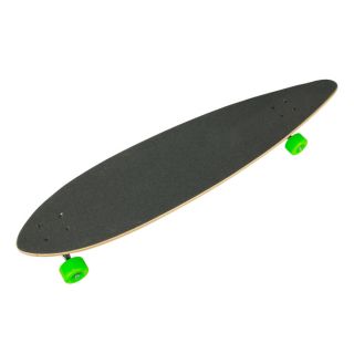 Complete Longboard Skateboard Skateboards PIN TAIL Black w 70mm Wheels