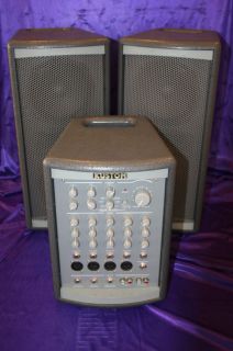  System One Power Mixer with Speakers 100 Watt portable PA system