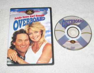 Kurt Russell OVERBOARD Goldie Hawn EXCELLENT CONDITION Roddy McDowall
