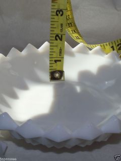 CARNIVAL GLASS COVERED / PUFF   BOX / DISH. Westmoreland Milk Glass