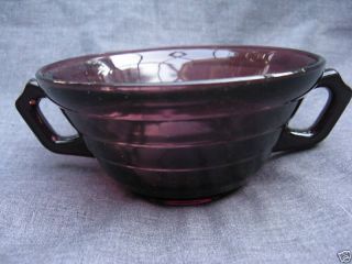 Amethyst Purple Depression Glass Moderntone Soup Bowl