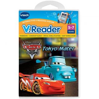 Tech V Reader Cartridge Disneys Cars Toon Tokyo Mater Brand New