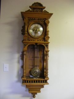 Gazo La Mesa Wooden Case Wall Pendulum Clock 1974