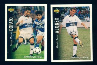 Sticker Gimnasia La Plata Futbol Team Soccer Deck Trading Cards 1995