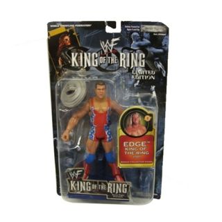 RARE ERROR Kurt Angle King Of The Ring with Edge Labeling WWF WWE